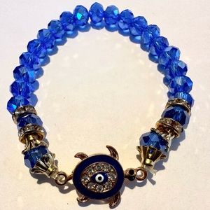 Turtle Evil Eye Bracelet